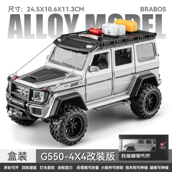 1:24 Mercedes-Benz BRABUS G550 Diecast Model - Image 10