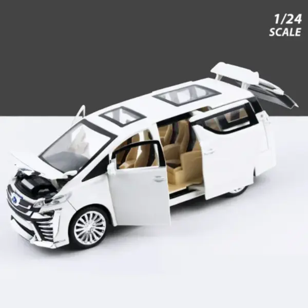 1:24 Alloy Toyota Vellfire Diecast Model - Image 8