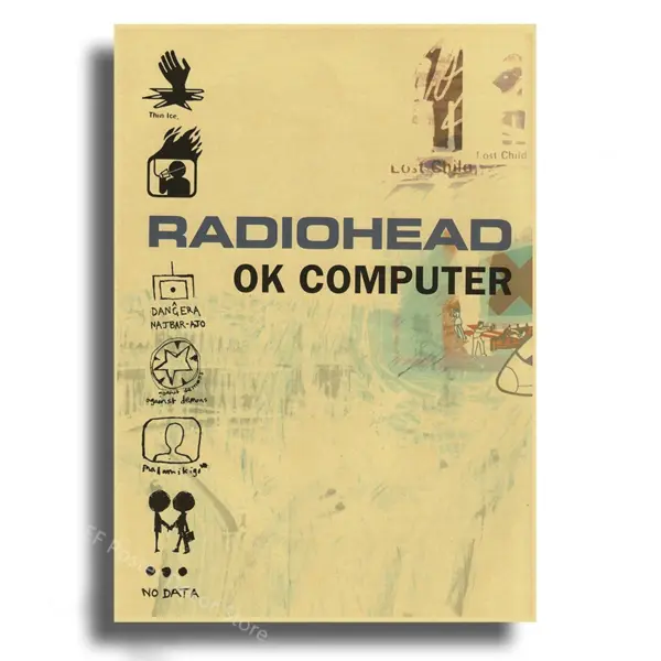 Radiohead Retro Album Art Poster Print - Image 27