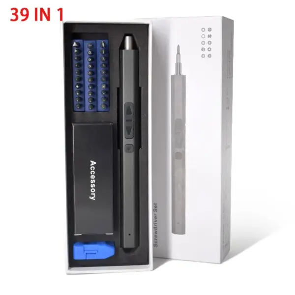Precision Electric Screwdriver Set with LED Light - Image 9