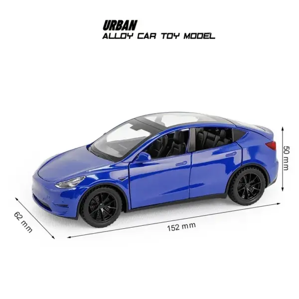 1:32 Tesla Model Y Diecast Metal Car Model - Image 12