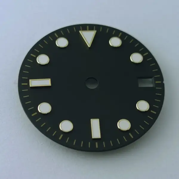 28.5MM Green Luminous Watch Dial for NH35 - Image 3