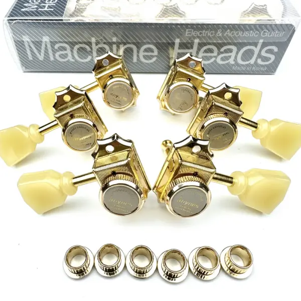 Gold Tuning Pegs Set for Electric Guitars