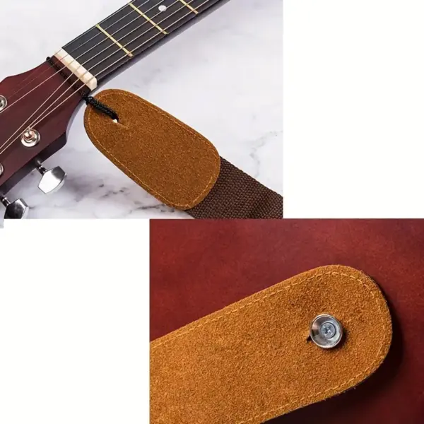Cotton Guitar Strap for Electric and Folk Guitars - Image 6