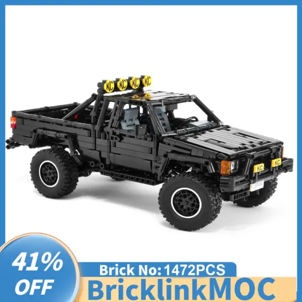 1472pcs MOC Back to the Future Pickup Model