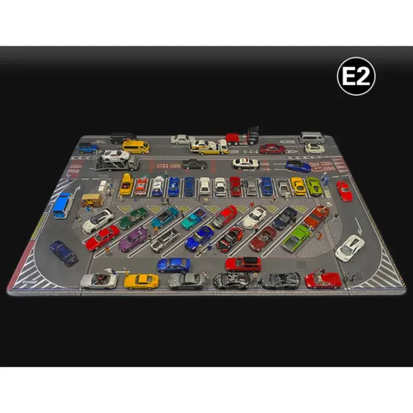 1:64 Scale 80x55cm Model Car Parking Mat - Image 2