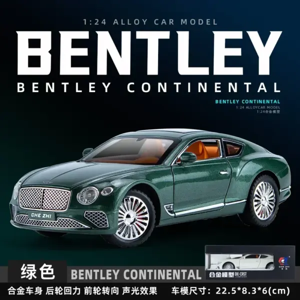 1:24 Bentley Continental GT Diecast Model Car - Image 11