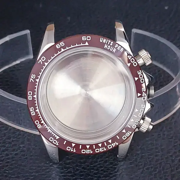 39.3mm Stainless Steel Watch Case for VK63 - Image 25