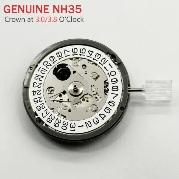 Genuine NH35A Movement Crown with Datewheel - Image 2