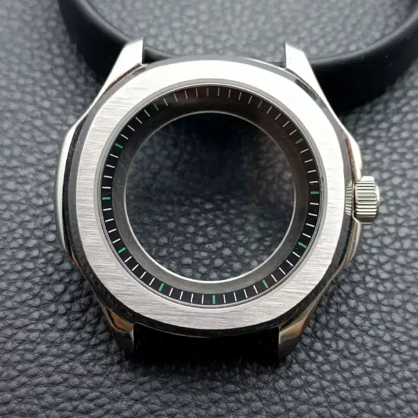 39.5mm Stainless Steel Watch Case with Sapphire Glass - Image 11