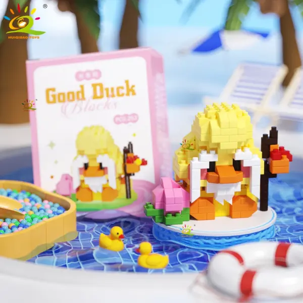 Cute Duck Micro Building Block Set - Image 13