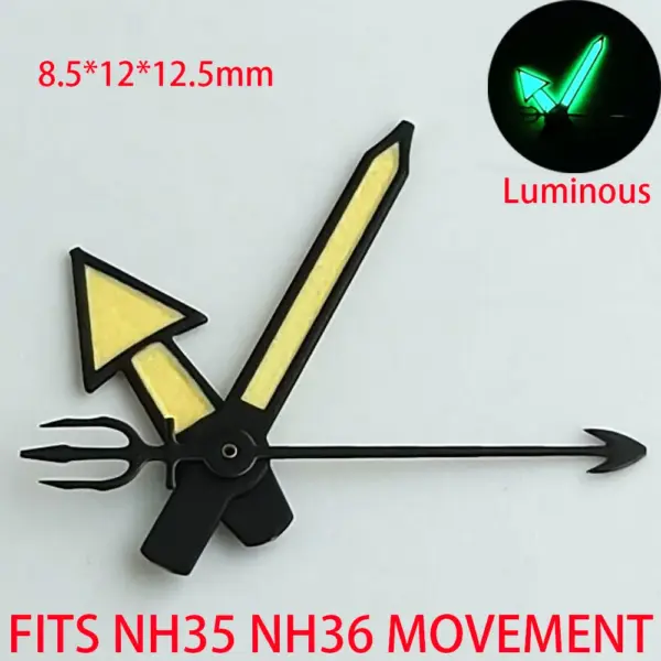 NH35 NH36 Watch Hands Green Luminous Set - Image 7