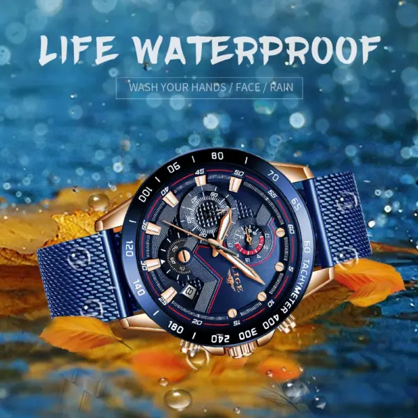 LIGE Women's Quartz Waterproof Wristwatch - Image 3