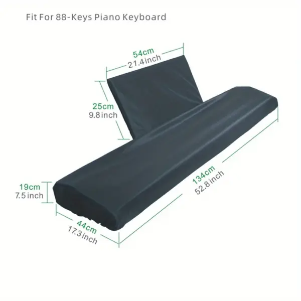 88-Key Piano Keyboard Cover with Drawstring - Image 5