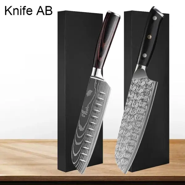 Professional Chef's Damascus Steel Kitchen Knife - Image 12