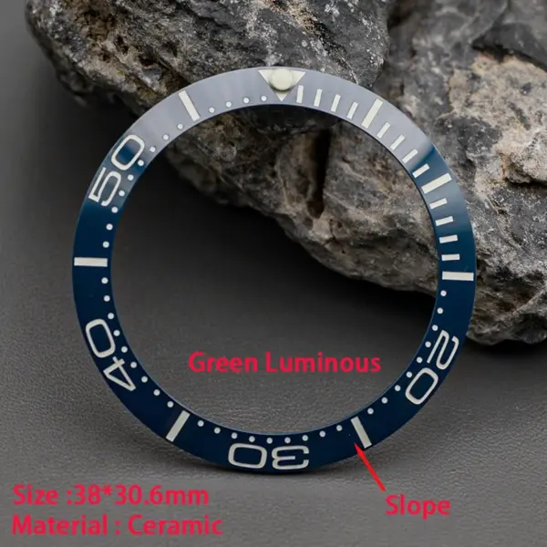 C3 Green Luminous Ceramic Bezel Insert 38mm - Image 10