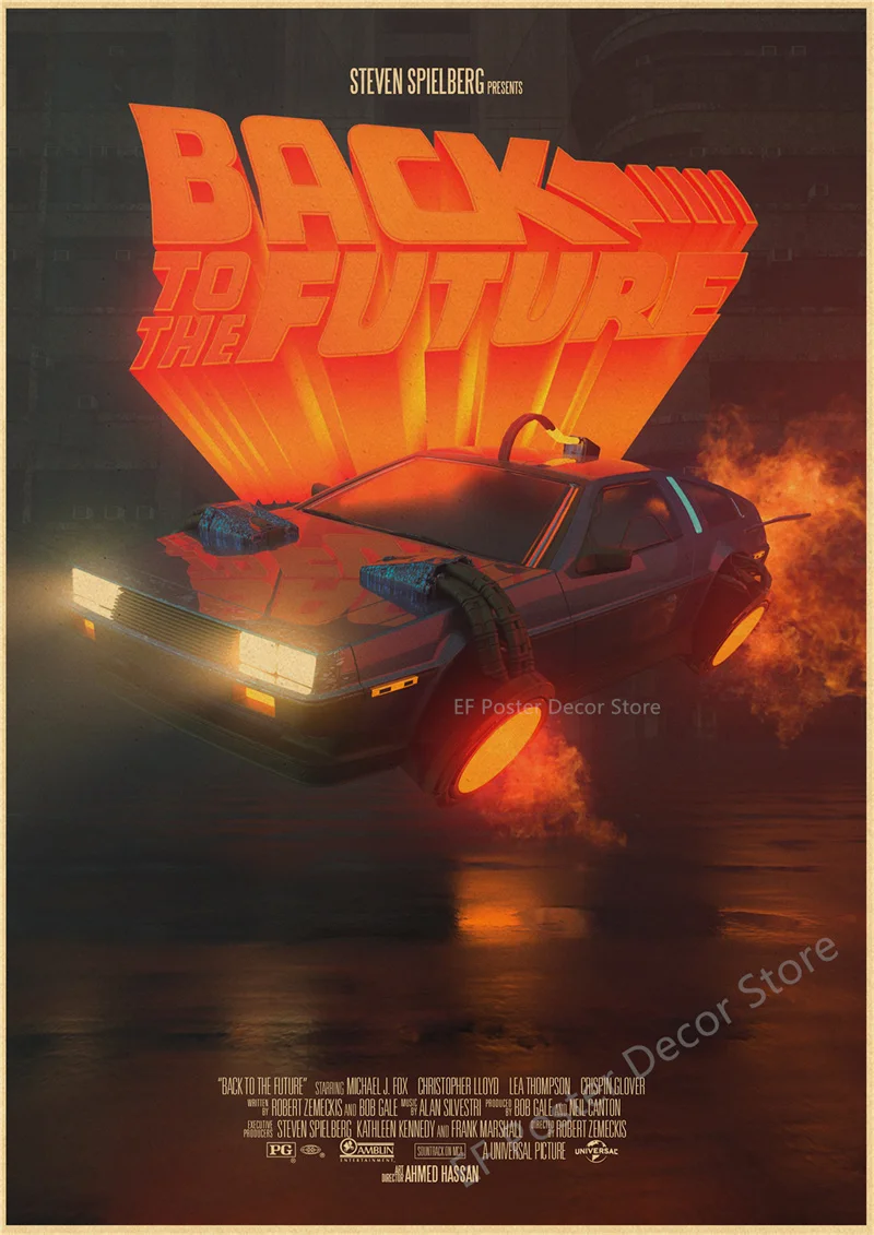 Vintage Back To The Future Movie Poster Print 18 Vintage Back To The Future Movie Poster Print - Image 18