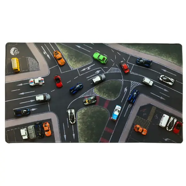 1:64 Scale Car Play Mat Crossroads 90x50cm - Image 6