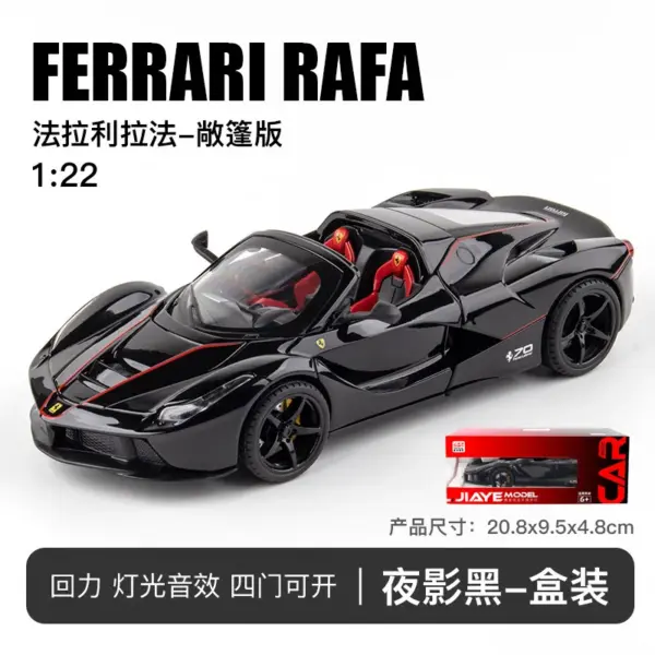 1:22 Scale Ferrari Laferrari Diecast Model Car - Image 8