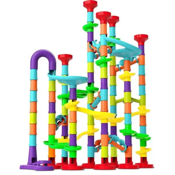 Building Blocks Marble Run Race Track Set - Image 6