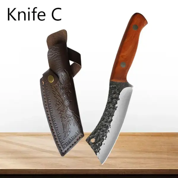 Hand-Forged Stainless Steel Boning Knife - Image 9