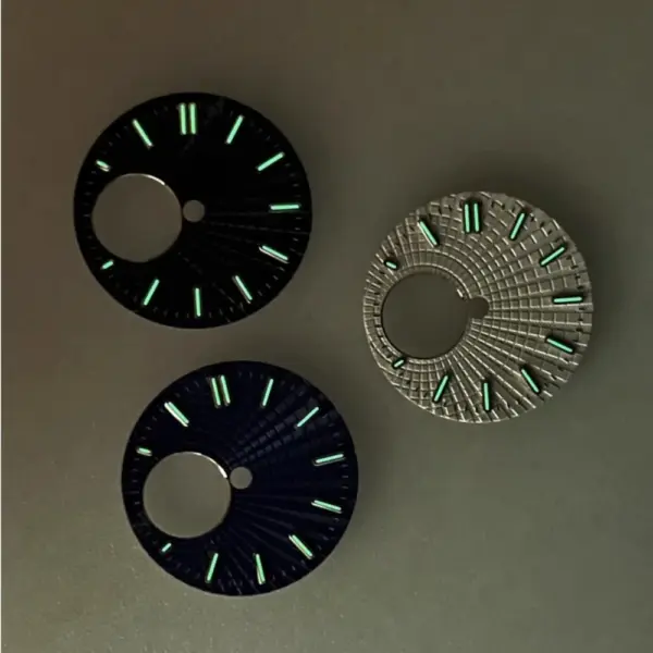 NH38 28.5mm Green Luminous Watch Dial - Image 2