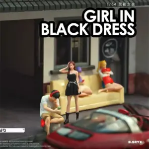 1:64 Scale Resin Miniature Girl Action Figure