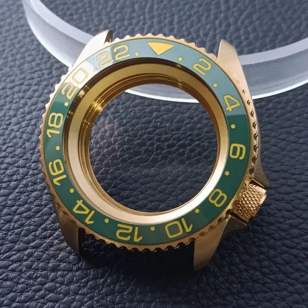 42mm Gold Rose Gold Stainless Steel Watch Case - Image 61