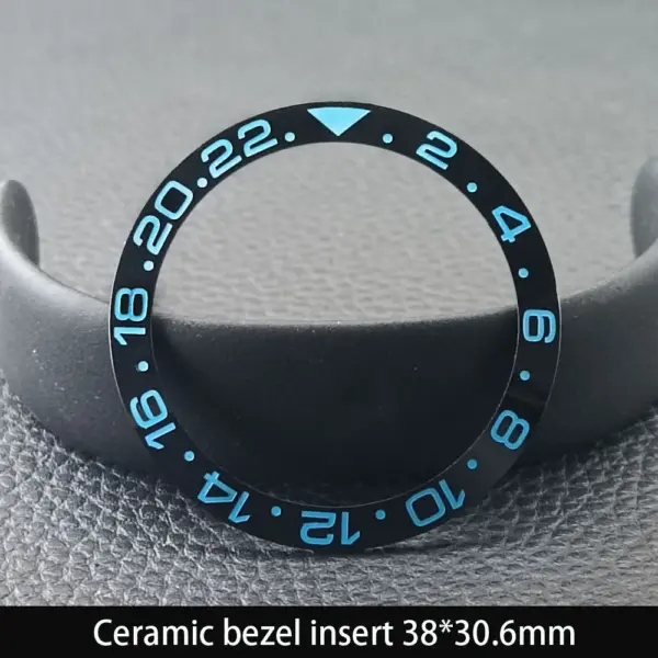 38mm Ceramic GMT Dive Watch Bezel Insert - Image 44