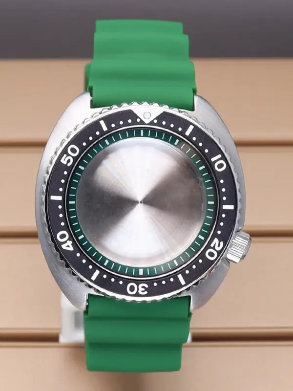 45mm Silver SKX Watch Case for Seiko NH35/NH36 - Image 30