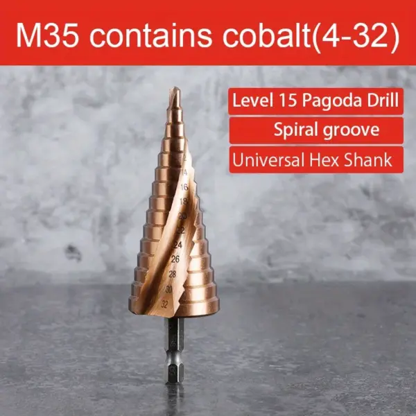 M35 Cobalt Step Drill Bit Set for Metalworking - Image 9