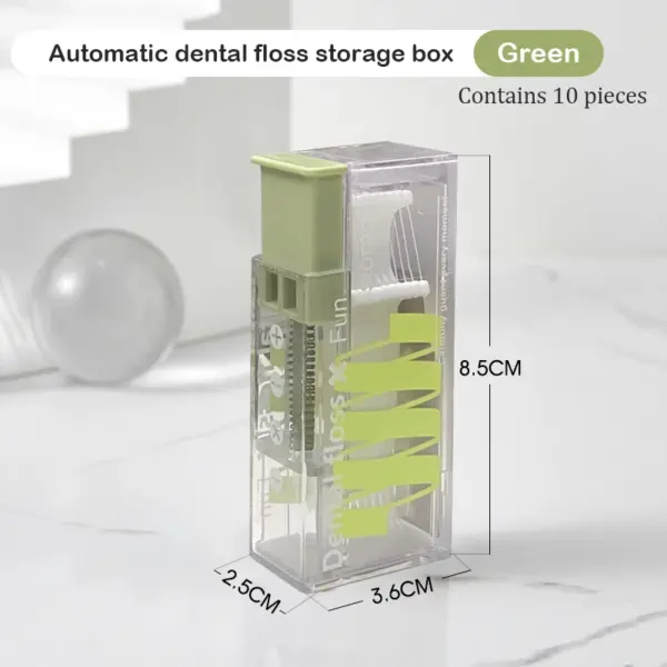 Portable Dental Floss Dispenser with 10 Flosses - Image 7