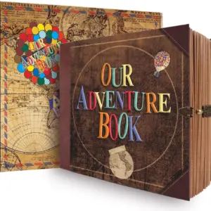 DIY Adventure Travel Photo Album with 146 Pages