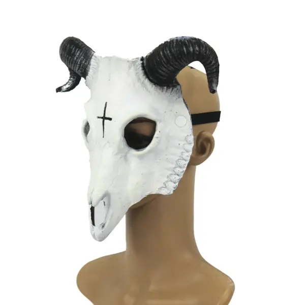 Goat Skull Horn Mask for Halloween Cosplay - Image 4
