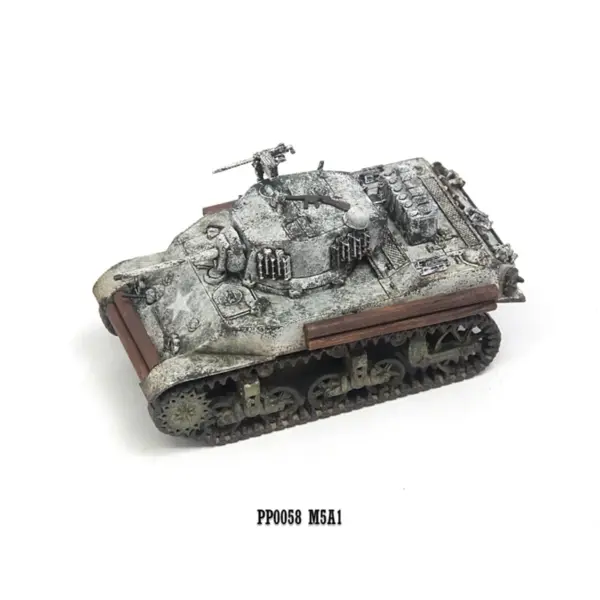 1:72 Scale M5A1 Light Tank Model Ornament - Image 7