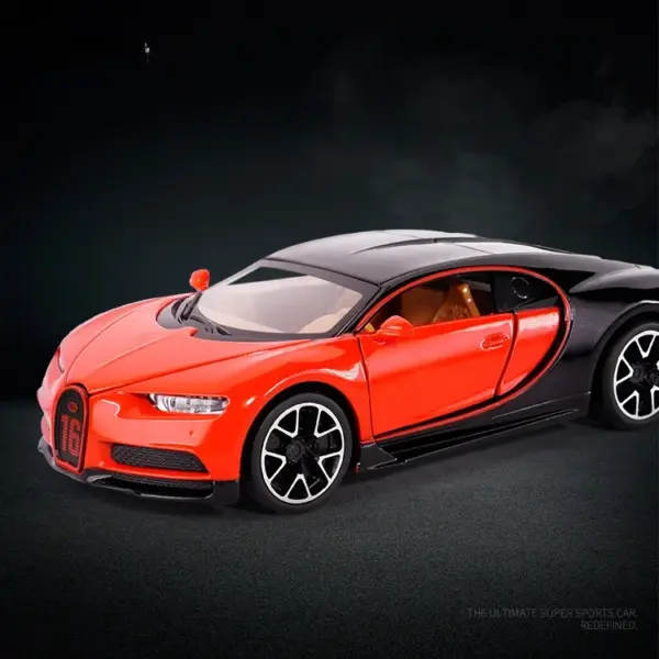 1/32 Bugatti Chiron Diecast Car Model - Image 9