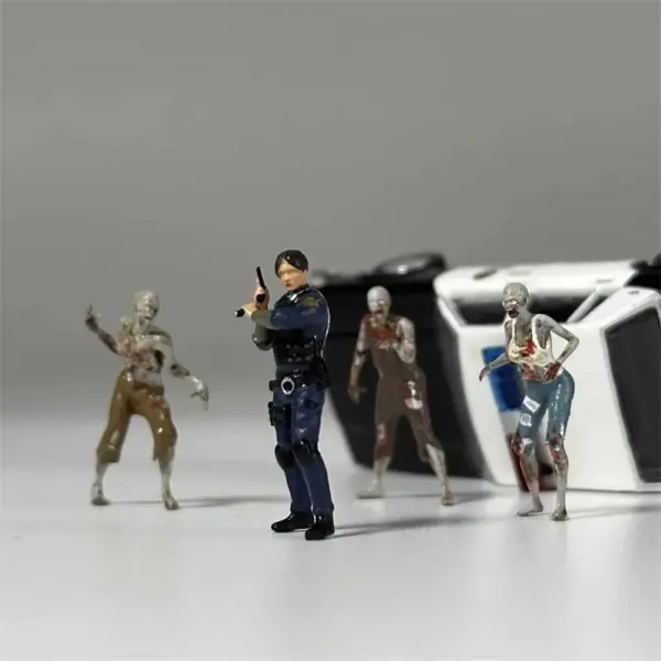 1/64 Scale Resin Zombie Action Figures Set - Image 5