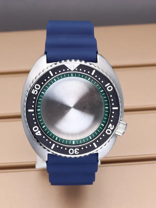 45mm Silver SKX Watch Case for Seiko NH35/NH36 - Image 14