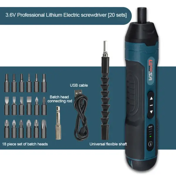 Rechargeable Cordless Electric Screwdriver Set - Image 8