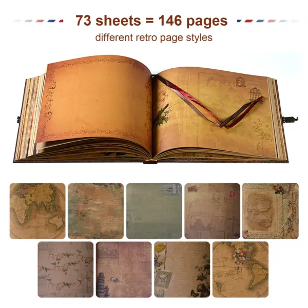DIY Adventure Travel Photo Album with 146 Pages - Image 3