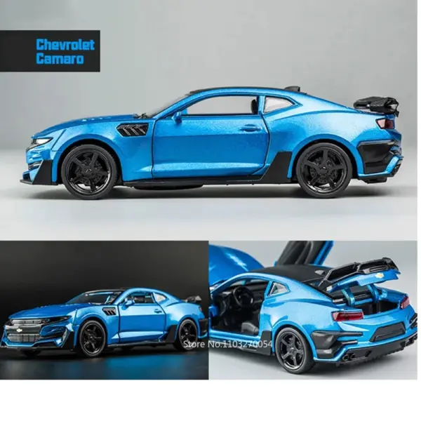 1/32 Scale Camaro Diecast Model Car with Sound - Image 5