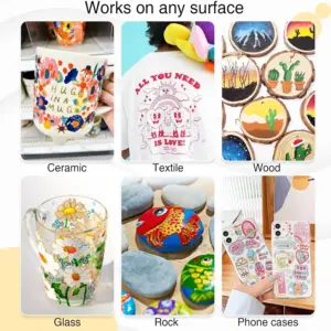 60 Color Dual Tip Acrylic Paint Markers 14 S64a14a91eb4946b5bddda68ba8c71f9cK