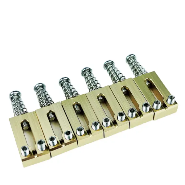 Brass Saddles Tremolo Bridge for ST TL Guitars - Image 2