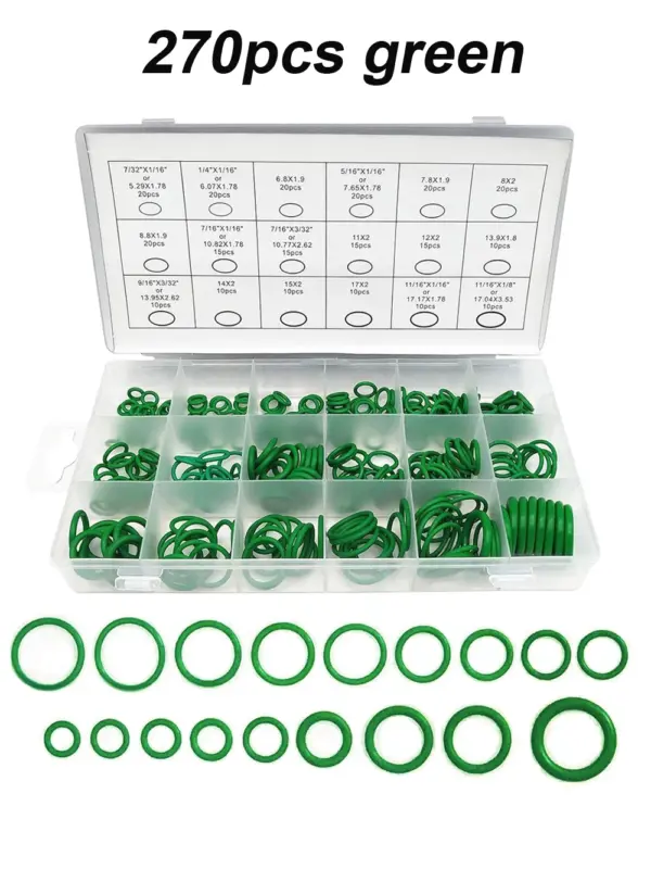 Nitrile Rubber O-Ring Assortment Kit 530 Pieces - Image 7