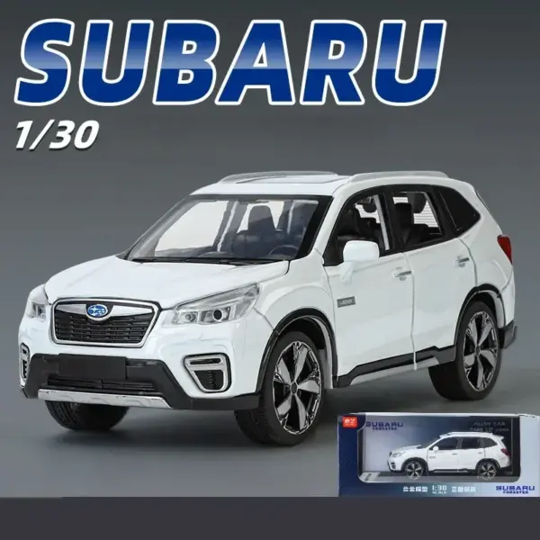 1:30 Subaru Forester Diecast Miniature Model Car - Image 8