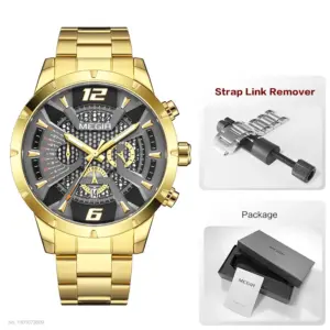 MEGIR MS2221GGD-1N3 Men's Quartz Chronograph Watch 19 S6584b52f1e0c498296b16c0b869df6b44