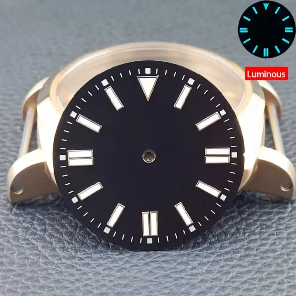 31MM Blue-green Luminous Watch Dial NH35/NH36 - Image 7