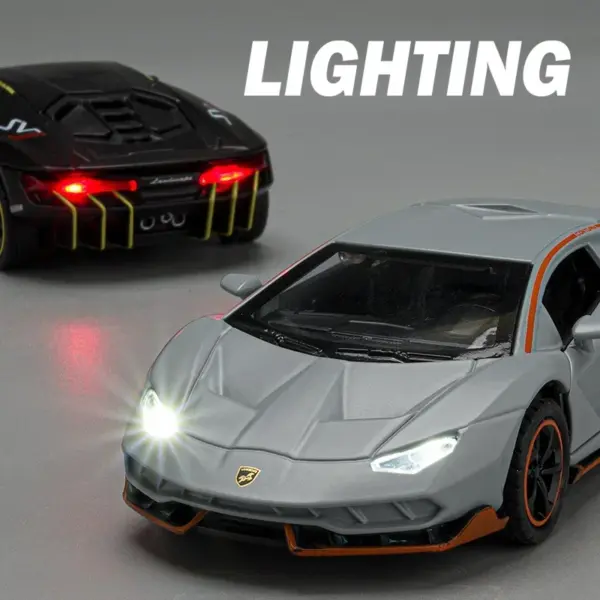 1:36 Lamborghini LP780-4 Diecast Model Car - Image 4