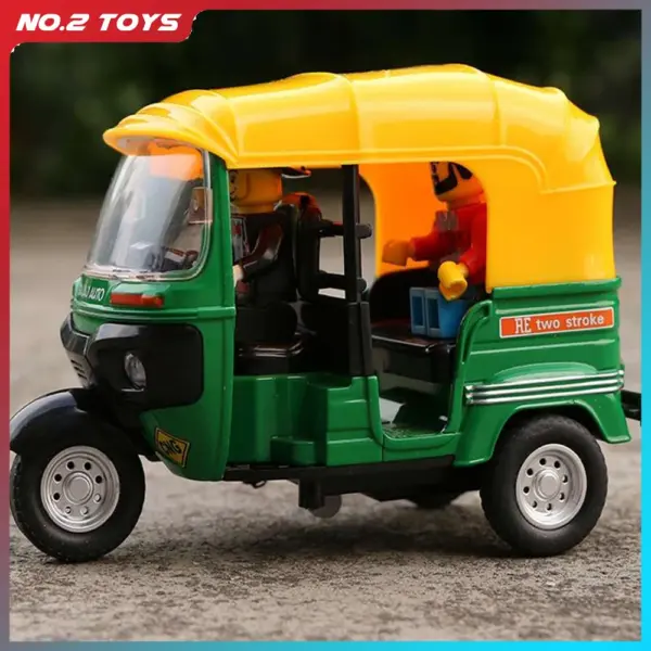 Alloy 1:14 Tricycle with Sound and Light - Image 5