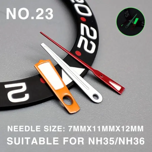 Green Luminous Watch Hands for NH35/NH36/4R - Image 8